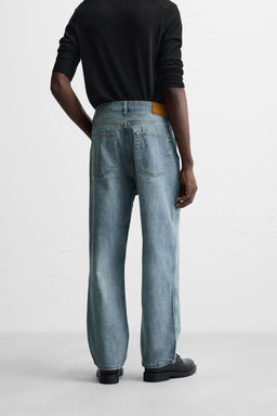 RELAXED STRAIGHT-LEG JEANS - Zara фото 16