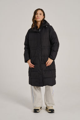 Пуховик длинный Черный TRN Long Down Jacket - Anta фото 4
