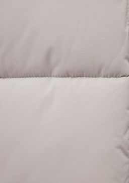 Kapusonlu Ac?k Gri Sisme Yelek - Mavi фото 10