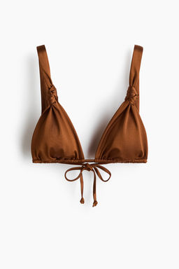 Top de bikini triangular con relleno - H&m фото 2