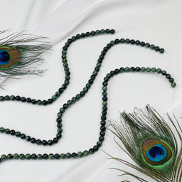 Бусины для украшений из Яшмы "Камбаба" (58 бусин) 38 см