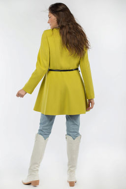 01-08126 Пальто женское демисезонное (пояс) - El podio фото 4