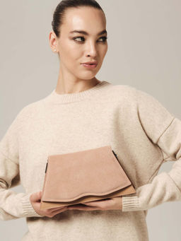 Сумка Lips DBR 30742 бежевая нуга  фото 4