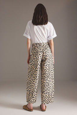 Cok Renkli Animal Leopar Desenli Normal Bel Baggy Jeans TWOSS25JE00246 - Trendyolmilla фото 4