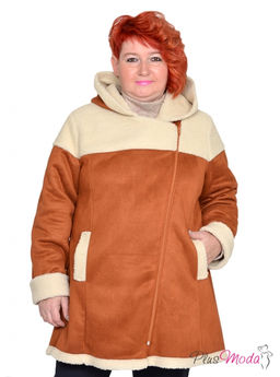 Дубленка-куртка Модель №1793 размеры 44-84 - Plusmoda фото 20