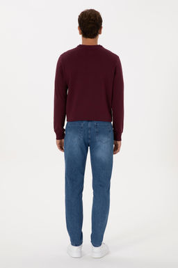 Erkek A__k Mavi Jean Tapered Fit Pantolon - U.s. polo assn фото 4