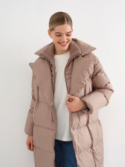 Conso/WDL 230504 - almond Пуховое пальто  фото 5