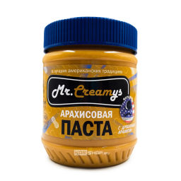 Арахисовая паста хрустящая (кранчи) с кусочками арахиса Mr. Creamys (Китай), 340 г Акция