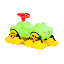 Каталка Мой любимый автомобиль со звуковым сигналом многофункциональная (зелёная) - Полесье фото 3