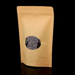 Цена за 50 шт. Пакет Zip-lock Крафт с овальным окном 13 х 20 см