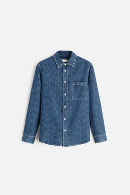 SOLUK EFEKTLI DENIM GOMLEK - Zara фото 2