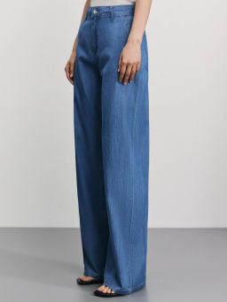 Джинсы wide leg со средней посадкой / Zarina  фото 3