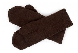 Варежки вязаные из верблюжьей шерсти