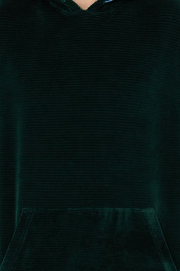 U. S. Polo Assn Мужская зеленая комфортная толстовка с капюшоном - U.s. polo assn фото 6