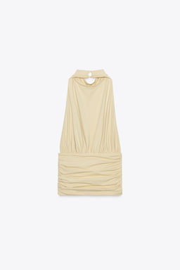 SUN GATHERED POLYAMIDE TOP - Zara фото 8