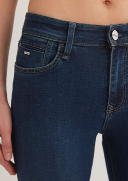 Molly Gold Klasik Koyu Mavi Jean Pantolon  фото 6