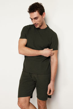 TRENDYOL MAN Mavi Regular Fit Waffle Sortlu Pijama Tak?m? TMNSS23PT00032 - Trendyolmilla фото 69