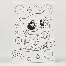 Картина по номерам Совушка на ветке 21 15 см - Школа талантов фото 3