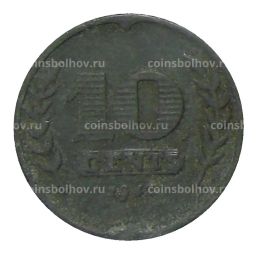 10 центов 1942 года Нидерланды