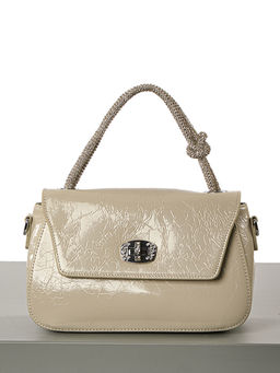 LACCOMA сумка Q6115-молочный натуральная кожа полиэстер  фото 4