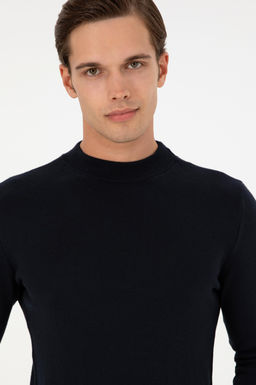 Мужской темно-синий базовый свитер Неожиданная скидка в корзине - U.s. polo assn фото 2