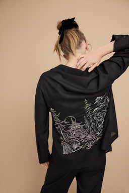 TROUSERS WITH TIES AT THE HEMS - Zara фото 3