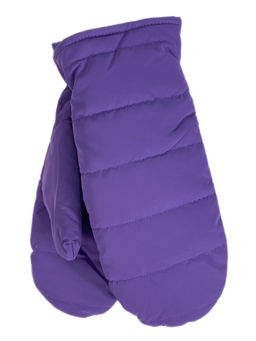 Зимние женские варежки с подкладом из искусственного меха, цвет фиолетовый