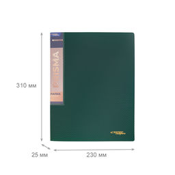 Expert Complete PRISMA Папка на 2 О-кольцах A4 700 мкм 25 мм эффект 3D 4 шт. d - 20 мм изумрудный new EC211300110