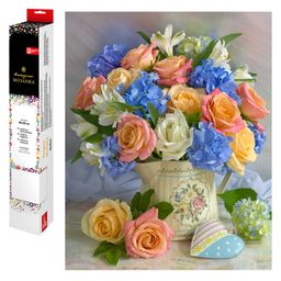 Набор для творчества Алмазная мозаика арт. 59789 / 20 ПАСТЕЛЬНЫЙ БУКЕТ