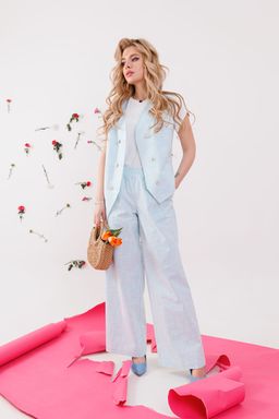 Брюки NIKVA н348-3 голубой