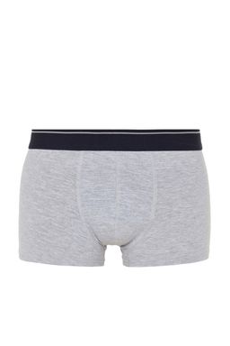 TRENDYOL MAN Bordo-Gri-Lacivert Duz Cizgili Lastikli 3lu Paket Boxer TMNSS23BX00016 - Trendyolmilla фото 5