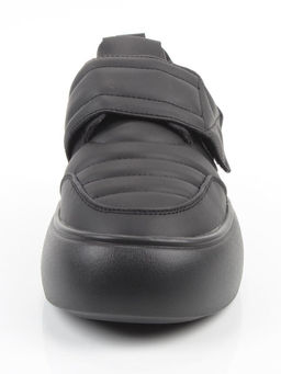 03-YH462-3 BLACK Полуботинки спортивные демисезонные женские (натуральная кожа)