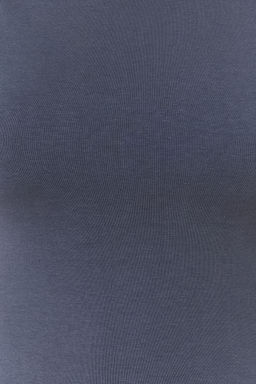 Trendyolmilla Siyah S?rt Dekolteli Fitted Regular Boy Pamuklu Esnek Orme Bluz TWOSS24BZ00031 фото 4