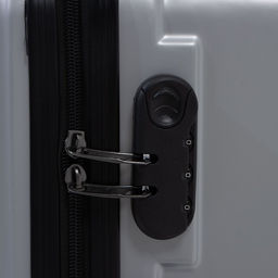 Чемодан малый 24 кодовый замок, цвет серебряный - Simaland фото 7
