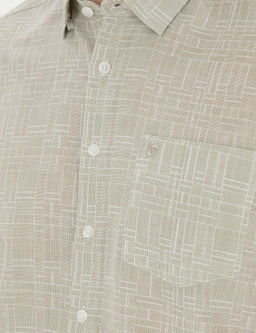 Haki Regular Fit K_sa Kollu G_mlek - Pierre cardin фото 7