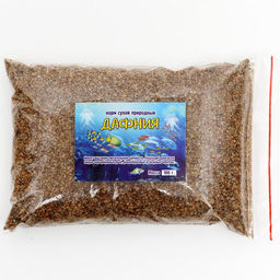 Корм сухой Дафния для аквариумных рыб, ракообразных и водных черепах, 100 г