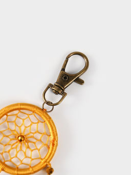 Брелок ловец снов, 17 см, золотистый