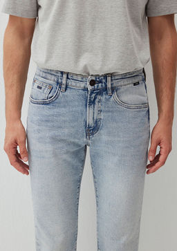 Dylan Classic Denim Golgeli Ac?k Mavi Jean Pantolon  фото 7