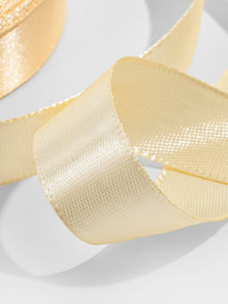 Цена за 4 шт. Лента атласная Арт Узор, 20 мм, 23±1 м, светло-бежевая