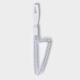 Щётка для чистки посуды и решёток-гриль Raccoon, треугольник, 246.51.5 см, белая  фото 3