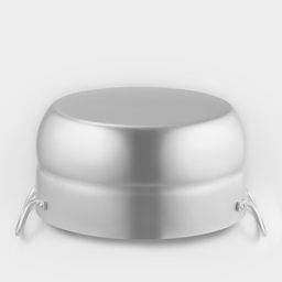 Цена за 2 шт. Кастрюля, 6 л, d=26.5 см, с крышкой, штампованный алюминий, серебристая