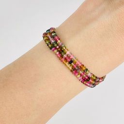 Бусины для украшений из Турмалина микс - Радуга самоцветов фото 3