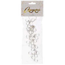 Цена за 2 шт. Подвеска "Волшебное утро" 20 см, Прозрачный