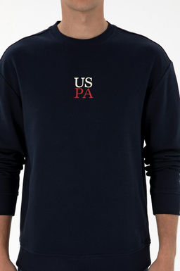 Erkek Lacivert Basic Sweatshirt Sepette S_rpriz _ndirim - U.s. polo assn фото 6