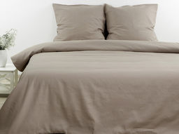 24С25-ШР/уп/ст 215*175 КПБ цв. 2098 рис. 0 бежево-коричневый