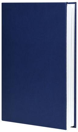Ежедневник А5 недатированный LITE CLASSIC MATTE 136 листов синий, твердая обложка, с закла...