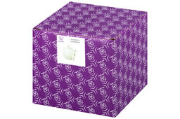 Сахарница с крышкой 650 мл 15,5*11,7*13 см "Кролики" белая с золотом