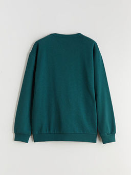 Bisiklet Yaka Erkek ?ocuk Sweatshirt