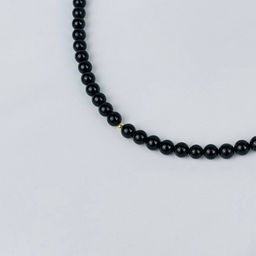 Бусы мужские из Турмалина и Корунда 70 см