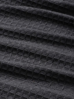 Плед вафельный «Этель» 220×240 см, хлопок 100%, серый